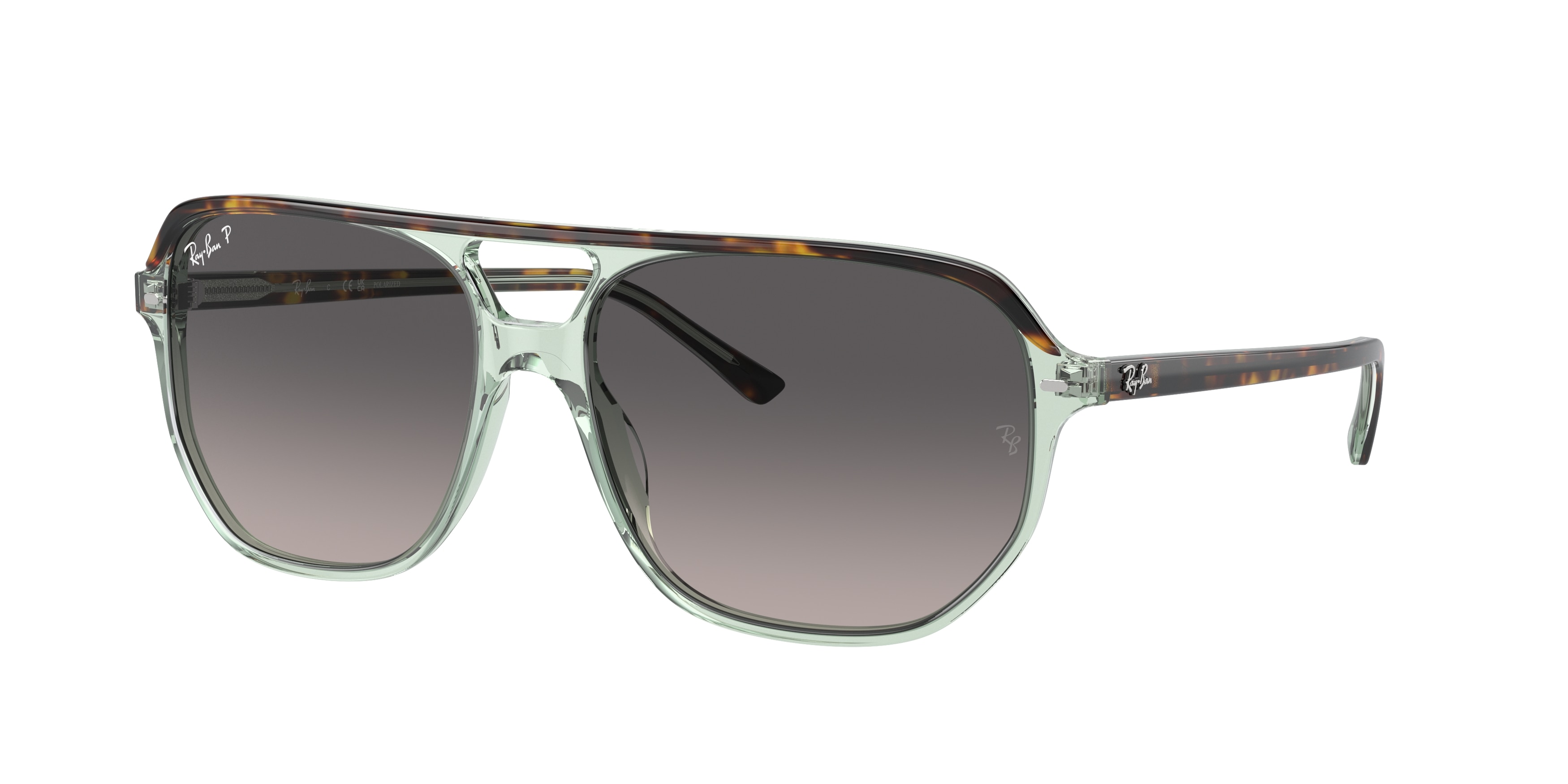 Ray-Ban RB2205 Bill One Polarized 1376M3 Men's Sunglasses Green Size 57